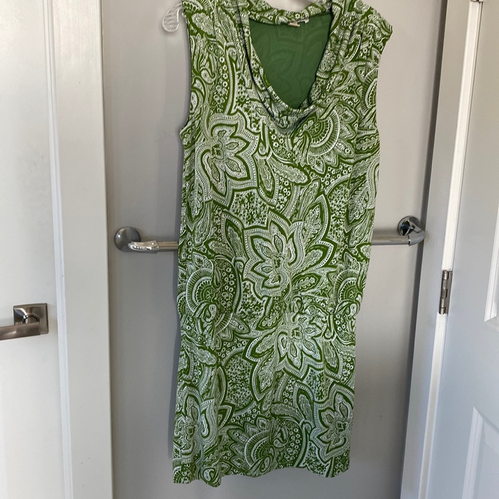 Michael Kors Drop Waist cowl neck sleeveless sundress size M